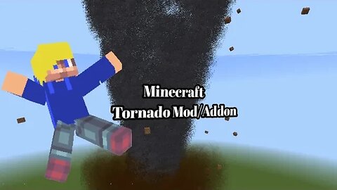 Minecraft bedrock Tornado Mod/Addon