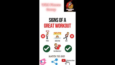 🔥Signs of a great workout🔥#fitness🔥#wildfitnessgroup🔥#shorts🔥