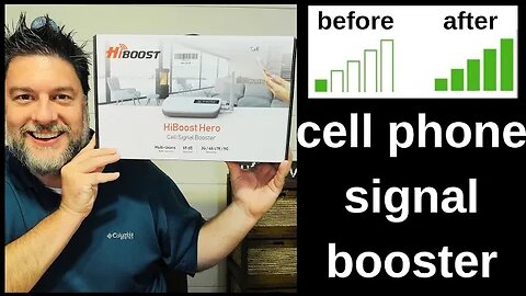 📱📶 HiBoost Hero. Cell phone signal booster. How to boost your cell signal [531]📱📶