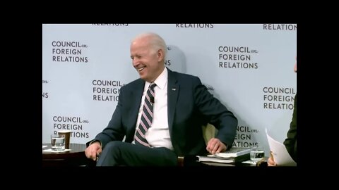 Joe Biden Council On Foreign Relations, Full Video, He Could Be First President To Be Arrested!?