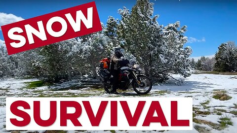 SOLO MOTORCYCLE CAMPING ADVENTURE TURNS SURVIVAL (NO JOKE)