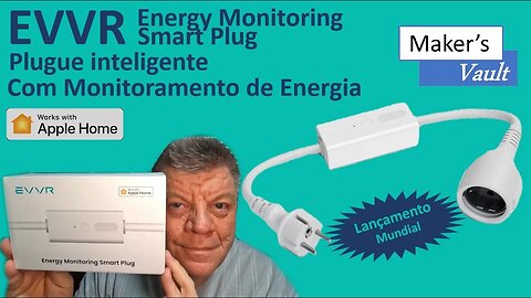 EVVR Plugue Inteligente com Monitor de Energia 16A – Conecta com Apple Home