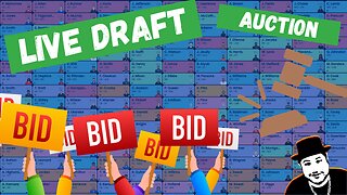 Fantasy Football LIVE Auction Draft & Fantasy Football Q+A