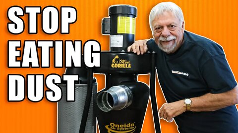 Oneida Mini Gorilla Dust Collector: Assembly & Overview