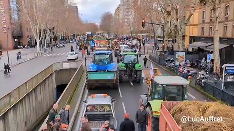 🔥FRANCE: Farmers Protest Rising Taxes & Insane Costs; Spread Manure over Govt Buildings