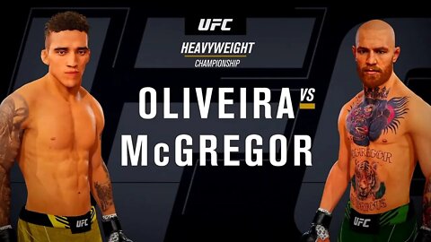 EA Sports UFC 4 Gameplay Conor McGregor vs Charles Oliveira