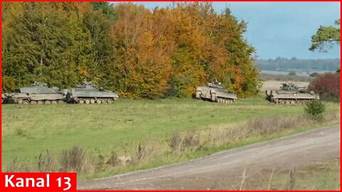 British Challenger 2 tanks crossed the Russian border and attacked the Russian army