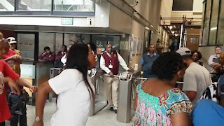 SOUTH AFRICA - Cape Town - Reclaim the City picket at Provincial Department of Transport and Public Works (Video) (Fq4)