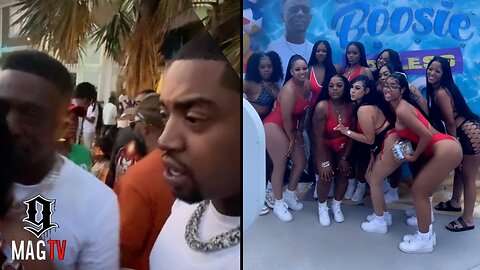 Scrappy Pulls Up To Boosie's Wild Pool Party And Can't Believe All The Baddies In Attendance! 😍