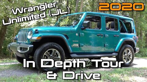 2020 Jeep Wrangler Unlimited Sahara (With Sky Power Top): Start Up, Test Drive & In Depth Tour