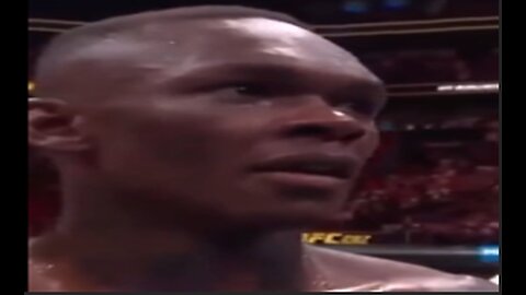 GREATEST POST-FIGHT SPEECH Israel Adesanya