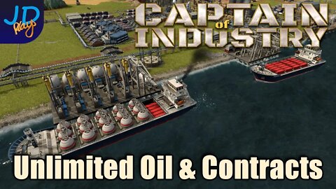 Unlimited Oil from Contracts 🚛 Ep32 🚜 Captain of Industry 👷 Lets Play, Walkthrough, Tutorial