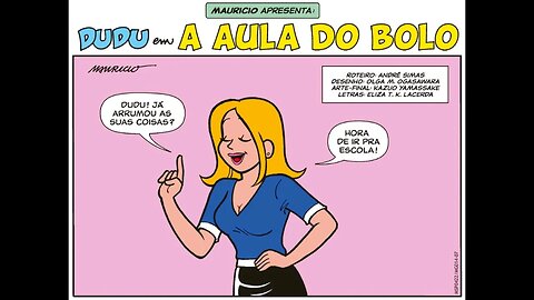 Dudu em-A aula do bolo | Gibis do Rapha 2