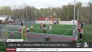 Girls Inc. unveils new mini-pitch soccer field