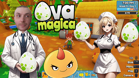 Opening Blob Eggs And Becoming Clover Town Famous. Let's Play Cute Life Sim Ova Magica