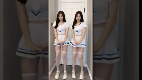 Twin Chinese Girls Love To Dance