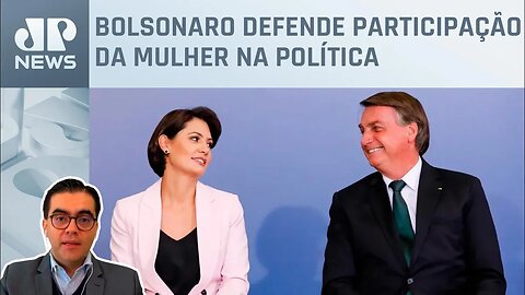 Bolsonaro elogia atuação de Michelle no PL mulher; Vilela analisa