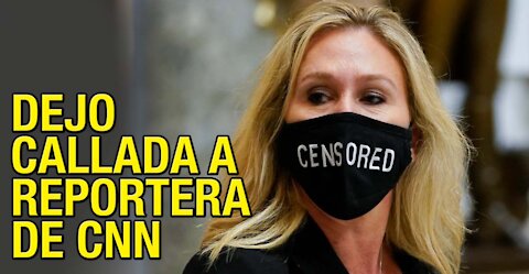 Mira que dijo la representante conservadora en tenso intercambio con reportera de CNN