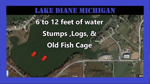 Lake Diane Michigan Places to Fish on the Lake