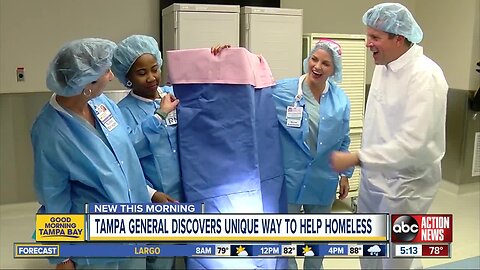 Tampa General Hospital discovers unique way to help the homeless