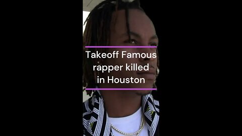 Takeoff Famous rapper killed in Houston #shorts #takeoff #takeoffshot