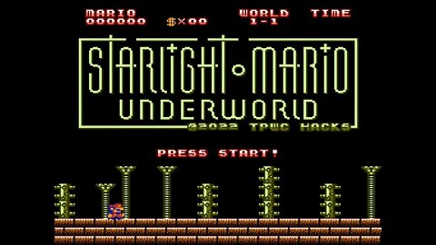 Sunday Longplay - Starlight Mario Underworld (NES ROM Hack)