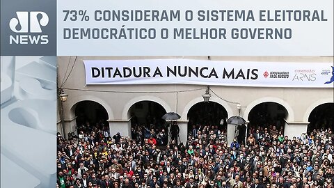 Cresce o apoio à democracia no Brasil, aponta o Instituto DataSenado