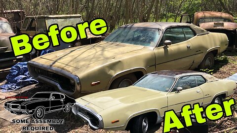 Cleaning Up the 1972 Plymouth Satellite Sebring MOPAR Barn Find