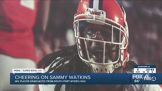 Cheering on Sammy Watkins in SWFL