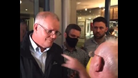 Australian Prime Minister Scott Morrison gets owned.