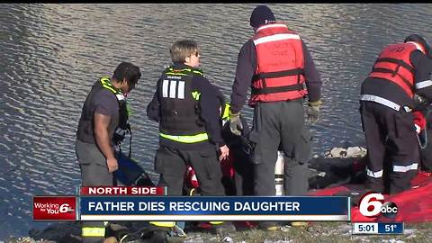 Father dies rescuing 3-year-old from retention pond after car plunges into water