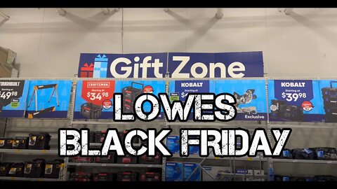 Black Friday Lowes Gift Center - Un-Seen Tools