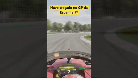 O QUE ACHARAM DO NOVO TRAÇADO DE BARCELONA? #automobilismovirtual #f123game #f1game #shorts