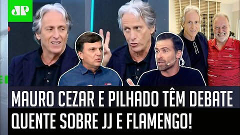 DEBATE ESQUENTA entre Mauro Cezar e Pilhado após entrevista de Jorge Jesus sobre o Flamengo!