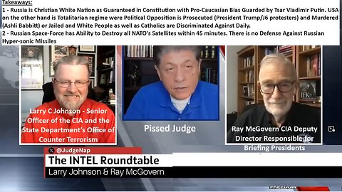 Judge w/Johnson, McGovern CIA: NATO Lost Miserably in Ukraine. Soros Financed Navalny Died Suddenly