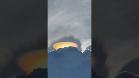 UFO SIGHTING 🛸 Beautiful Iridescent Cloud Ship filmed over Cotabato Philippines 2023 🛸