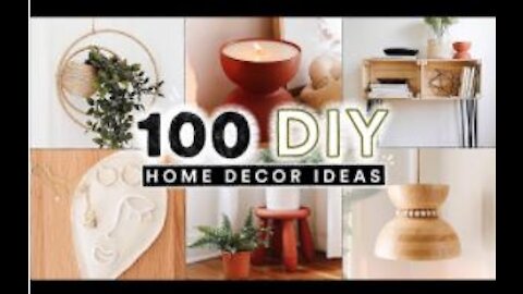 100 DIY HOME DECOR IDEAS + HACKS You Actually Want To Make! ✨ (Full Tutorials)