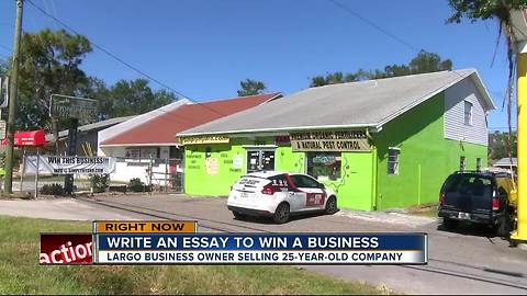 Largo business owner uses essay contest to give away shop