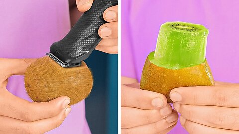 SMART WAYS TO CUT & PEEL FRUITS 🥝 KITCHEN HACKS