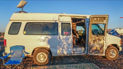 Solo Van tour with Starlink | living a life of freedom in the US desert.