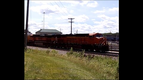 BNSF North Bound Genoa, WI July 2022