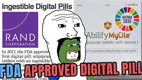 FDA Approved Digital Pill with Sensor - Abilify MyCite - IOT and IOB FDA Technology