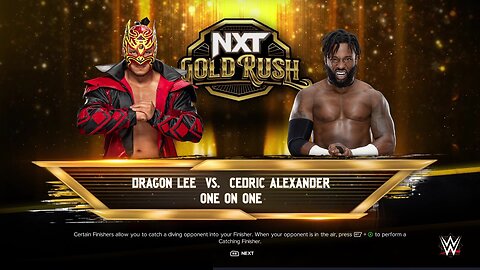 WWE 2k24 Dragon Lee vs Cedric Alexander