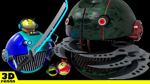 Pacman VS PREDATOR ROBOT PACMAN