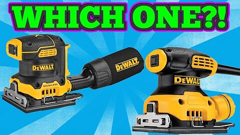 Best DeWALT Palm Sander? Corded Or Cordless? Which One?