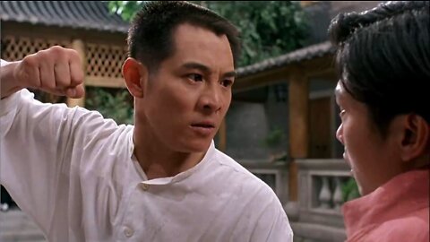 Jet Li vs Thinyan in the film FIST OF LEGEND (1994)