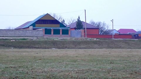 Mornings of the village of the Caucasus The life of a villager in Russia