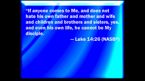 November 6 (Year 2) - What does Luke 14:26 mean? Tiffany Root & Kirk VandeGuchte