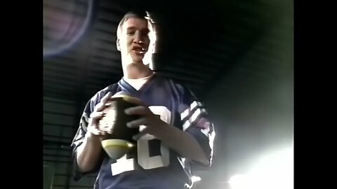 🏈 [ Peyton Manning ] Nerf Ultra Grip Football - Sports Toy Commercial 2001