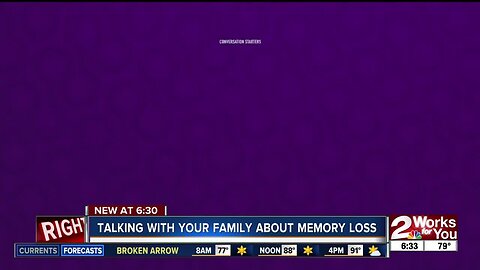 Talking with your family about memory loss